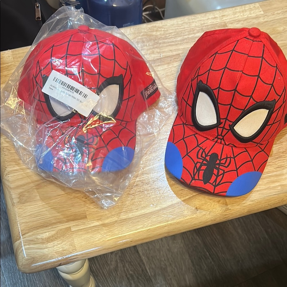 Marvel Spider-Man Boys Adjustable Hat Pair